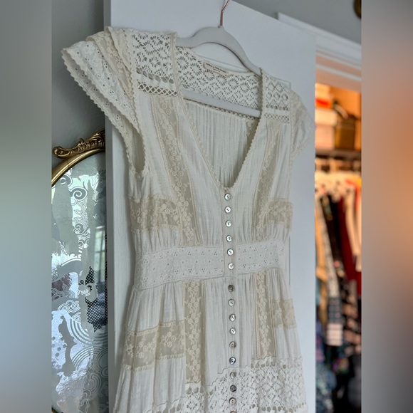 Spell 🤍 Suki Gown White EUC 🤍 XS - Picture 10 of 16